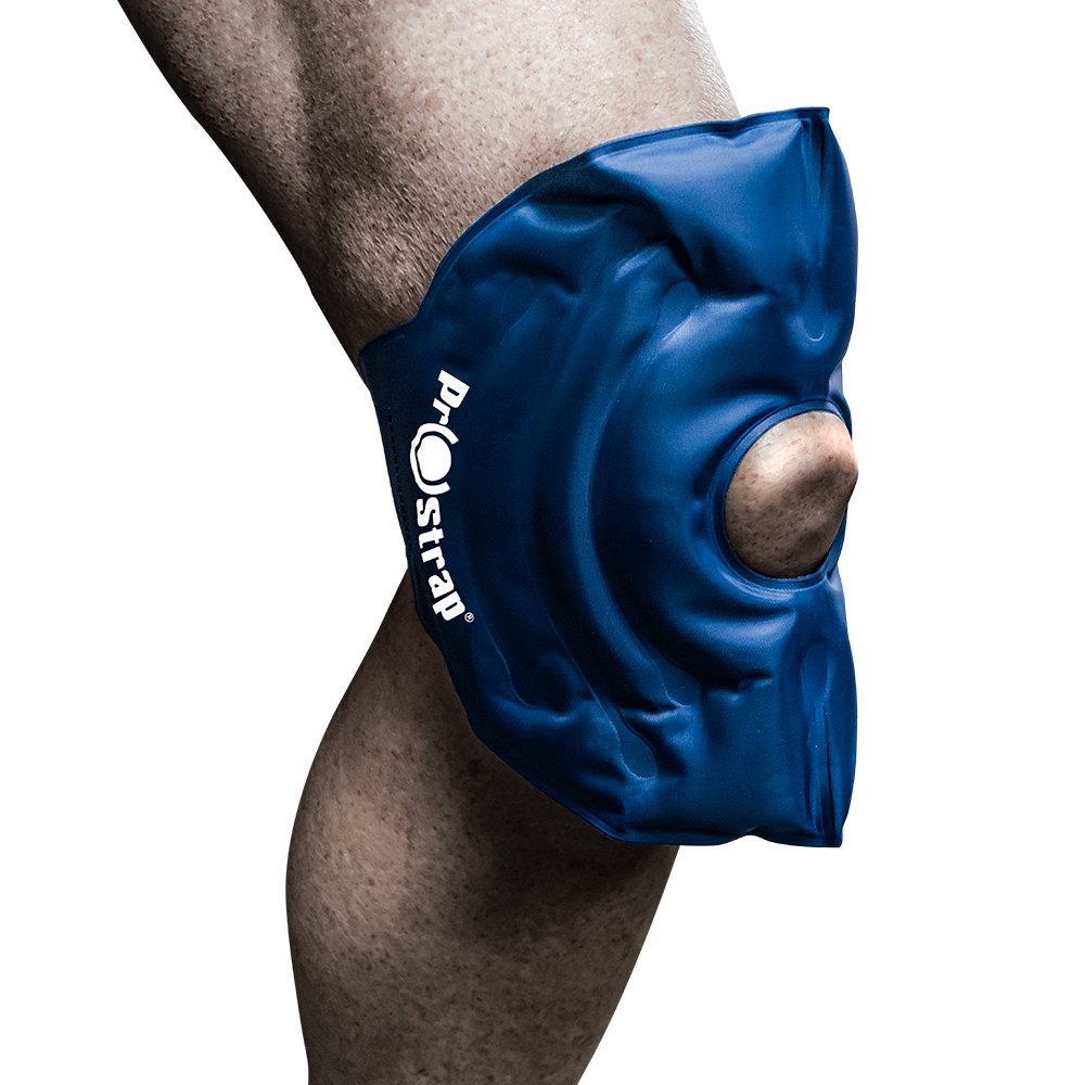 prostrap_hot_cold_knee_wrap_applied